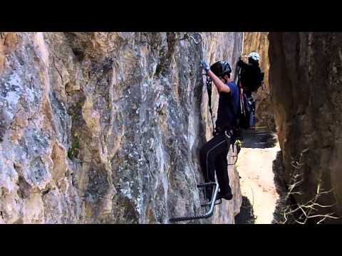 Ferrata dell' Orrido di Chianocco (Val Susa)  13-04-2013