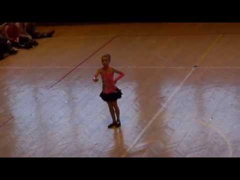 2015 11.4.Těšany kvalif.Tan.stud.LB Kadet.baton SOLO,Majolenky Harbichová Kristýna 1 místo