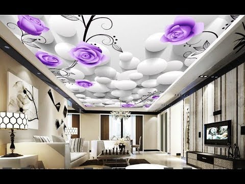 35 fabulous flower wallpaper for ceiling