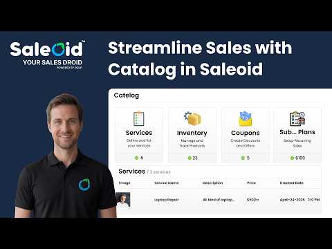 Streamline Sales with Catalog in Saleoid