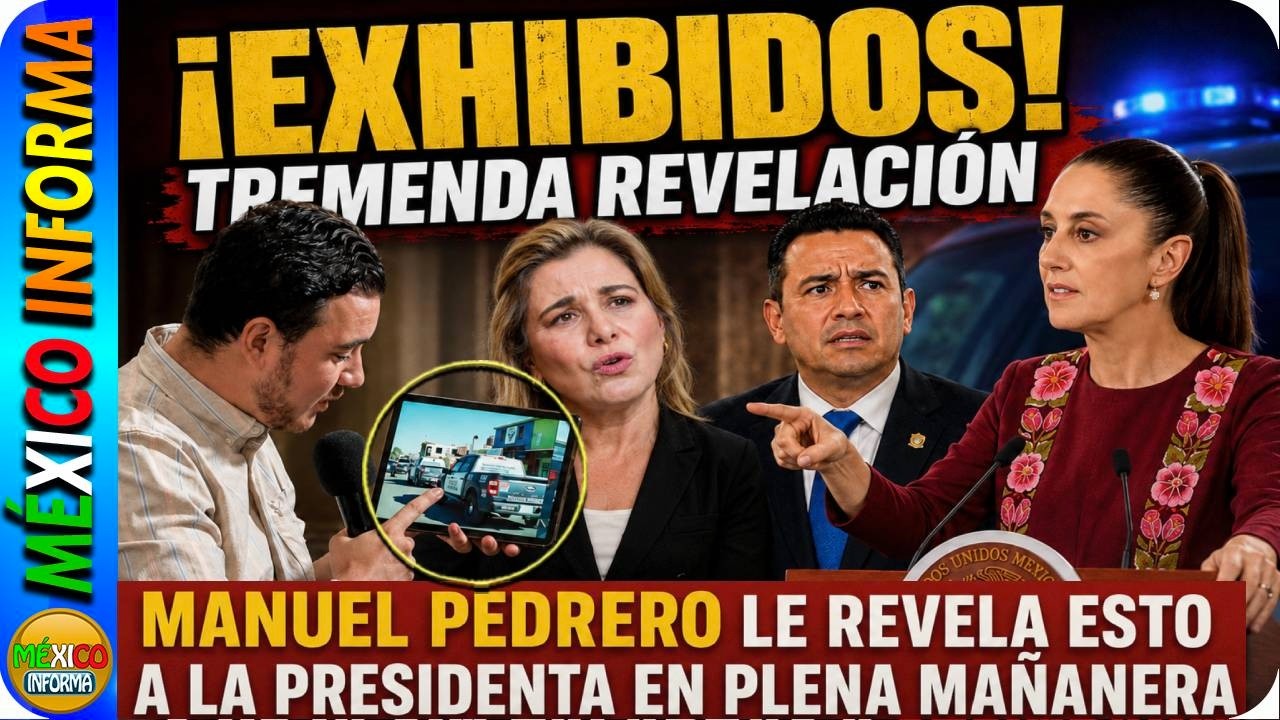 TREMENDA REVELACIÓN. MIRA LO QUE LE MOSTRÓ MANUEL PEDRERO A LA PRESIDENTA. SON UNOS VENDEPATRIAS.
