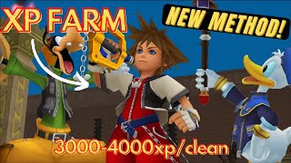 Kingdom Hearts 1 - NEW EXP FARM METHOD - 3000 ~ 4000 XP/CLEAR  Mid-Late game strategy