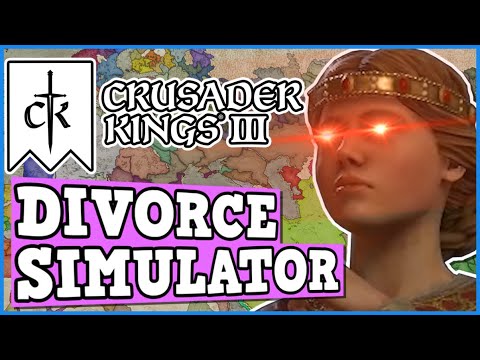 Crusader Kings 3 IS A PERFECTLY BALANCED GAME WITH NO EXPLOITS - Making Money By Divorcing!! #AD