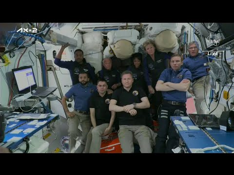 SpaceX astronauts arrive at International Space Station through Axiom Mission 2