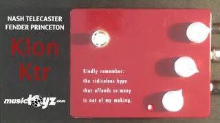 Video thumbnail for The Official Klon Ktr Professional Overdrive Pedal by musictoyznetwork