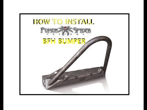 How to Install - Poison Spyder BFH Front Bumper -