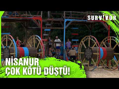 Nisanur'un Düşüşü Yürekleri Ağza Getirdi | Survivor 2026 1.Hafta 5.Bölüm