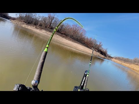 This DESOLATE River Has BIG FISH!!! (Brushpile Fishing)