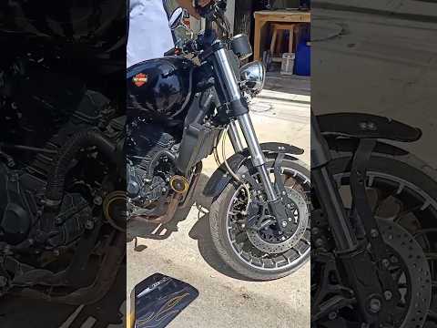 Thumbnail for Harley Davidson Cruiser Motorcycle Cold Start | Replica | Lifan 400cc Chopper | Loud Exhaust Sound by Motorcycle