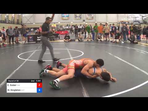65 Kg Round Of 32 Edward Suber Unattached Vs Matthew Singleton Compound Wrestling