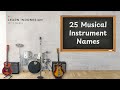 25 Musical Instruments In Indonesian Learn Indonesian Vocabulary Nama Nama Alat Musik