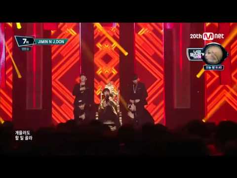 150507 JIMIN N J DON 지민 엔 제이던   GOD 갓 @ M! Countdown 1080p