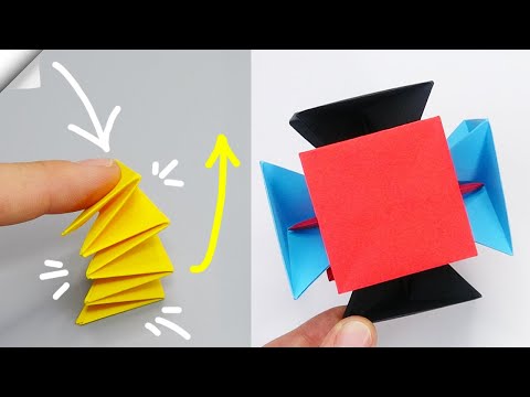 DIY crafts easy Paper toy antistress transformer