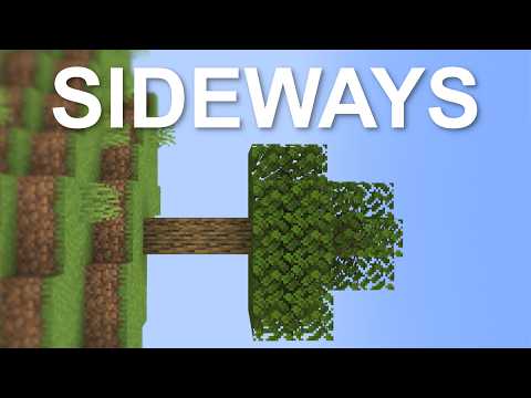 I Tried To Beat Minecraft Sideways