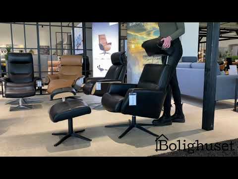 IMG Space 3400 lænestol inkl  skammel