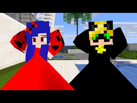MONSTER SCHOOL : CHICKEN WING MEME LADYBUG AND SUPER CAT PRINCESS - MINECRAFT ANIMATION