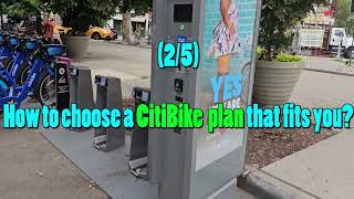 (Citi Bike 2/5) How to choose a CitiBike  plan that fits you?