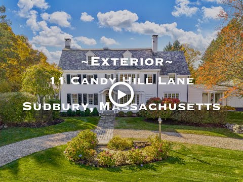 11 Candy Hill Lane, Sudbury, MA - Exterior Videography of Home and 3+ Acres