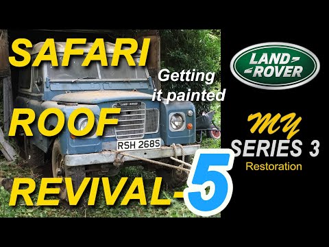 Land Rover Series 3 Restoration - Safari Roof Revival Pt.5 - Part 47