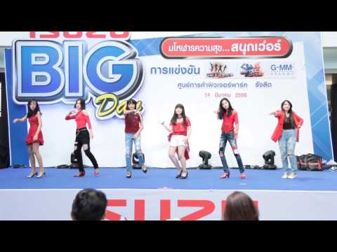 T ara sugar free cover by Jumping gg at ISUZU big day 2015