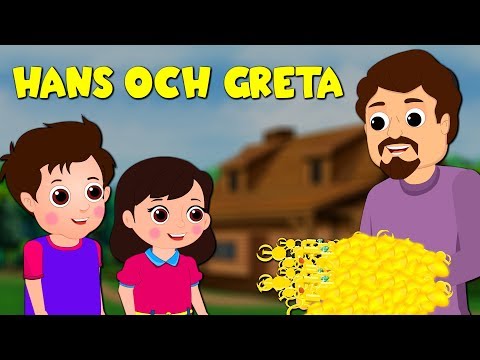 Hans och Greta - Sagor för barn - Tecknat på Svenska