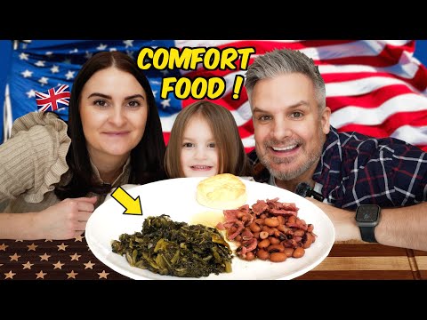 Brits Try Traditional Southern New Years Day Food (Will It Bring Us Luck) ???? #southerncooking