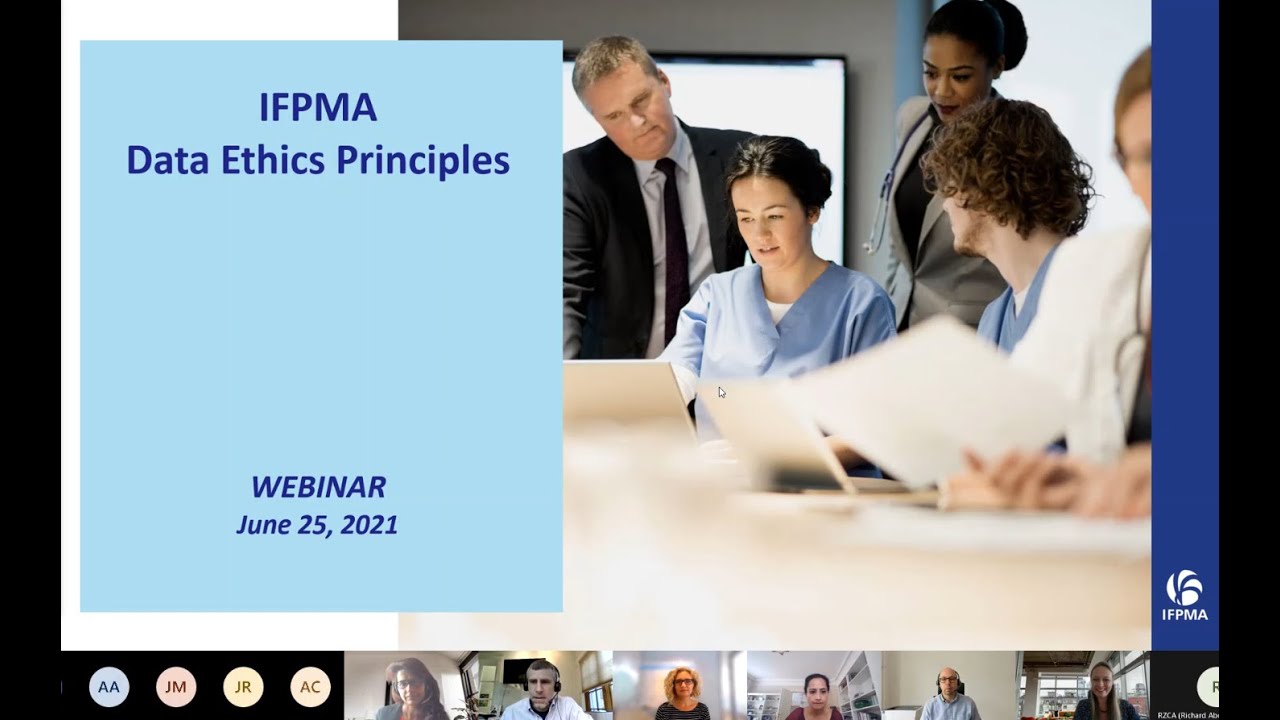 IFPMA Webinar on Data Ethics Principles (25 June 2021)