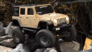 preview picture of video 'axial SCX10 WILD! PINK ROCKER JEEP RUBICON scale crawler 4x4 rc'