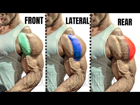 15 BEST SHOULDERS WORKOUT WITH  DUMBELLS BARBELL MACHINE AND CABLE AT GYM