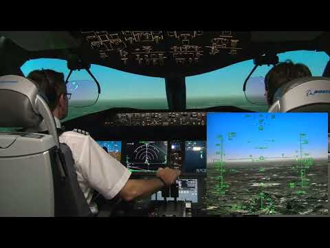 TUI Jet 787 | 13 landing procedure ils or gls & landing roll procedure