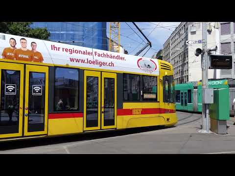 Tramlinie 11 (BLT) St Louis Grenze (Stadler Tango) @ Aeschenplatz (Basel)