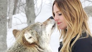 How to greet WILD & TAME WOLVES & not get BITTEN!