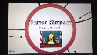 Homer Simpson For President!