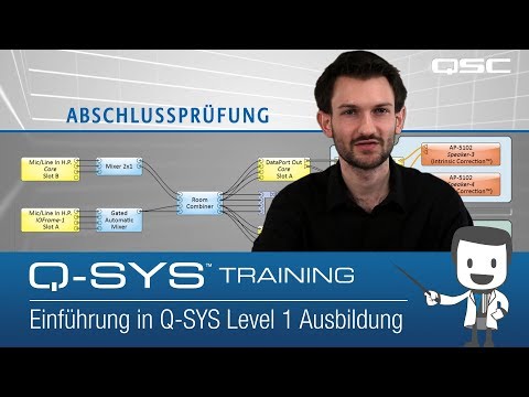 Q-SYS Training --  Introduction to Level 1 Training GE