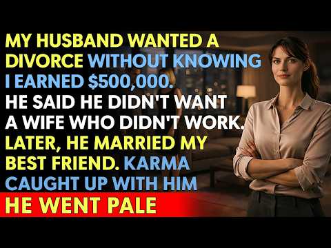 I was secretly earning $500,000 when my husband asked for a divorce. He then married my BFF and face