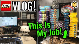 Parting Out LEGO Sets For Bricklink FULL-TIME! The Hectic Week of a Bricklink Seller! | LEGO Vlog #5