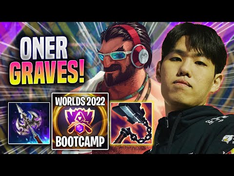 ONER IS A MONSTER WITH GRAVES! - T1 Oner Plays Graves JUNGLE vs Lee Sin! | Bootcamp 2022
