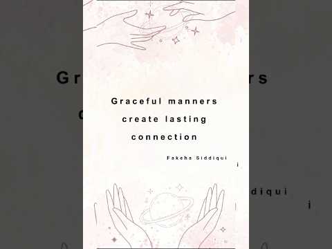 #MannersMatter#LeadWithGrace#RespectInAction#KindnessIsPower#MannersAreStrength