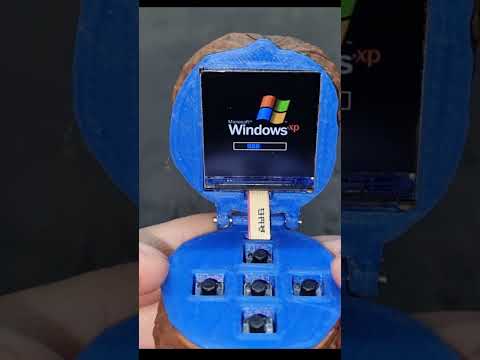 GTA6 on a Windows XP PC that I built into a Walnut  #electronics #gta6 #gta #gta5