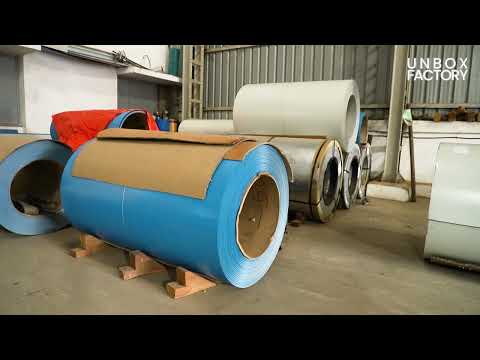 Steel amns india colour coated roofing sheet, thickness: 0.5...