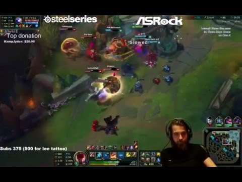 LOL - (Gripex) Good teamfight, Lee Sin S6 Mechanics!