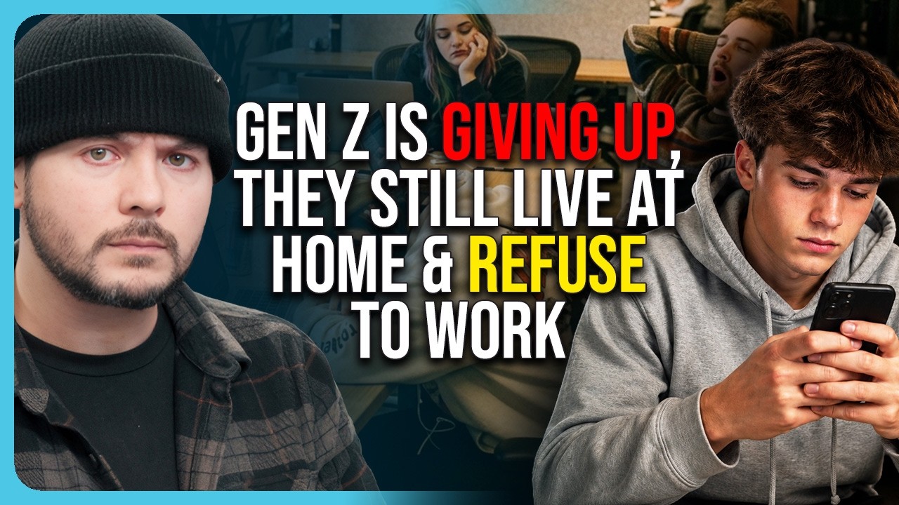 Gen Z Is GIVING UP, They Still Live At Home & REFUSE To Work