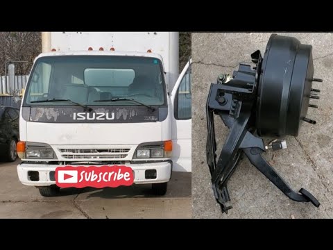2001 Isuzu NPR brake booster replacement. Step by step.