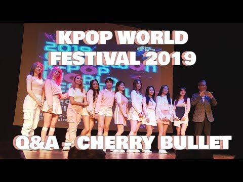 [EVL] - Cherry Bullet (체리블렛) Q&A Live @ KPOP World Festival Sweden Preliminaries 2019