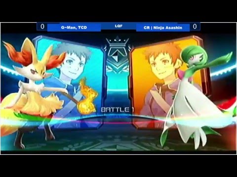 [Pokken|03/27/16] Losers Quarters: CR|Ninja Asashin (Braixen) VS G~Man, TCD (Gardevoir)