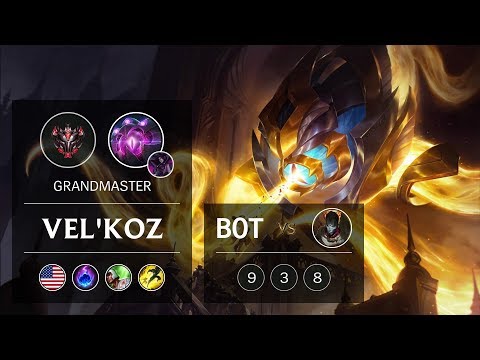 Vel'Koz Bot vs Jhin - NA Grandmaster Patch 9.5