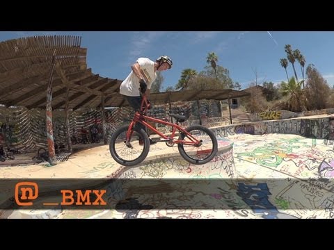 Gary Young, Kyle Hart, Dirt Ron & Hoang Tran Find A Desert BMX Pool Oasis: Crooked World