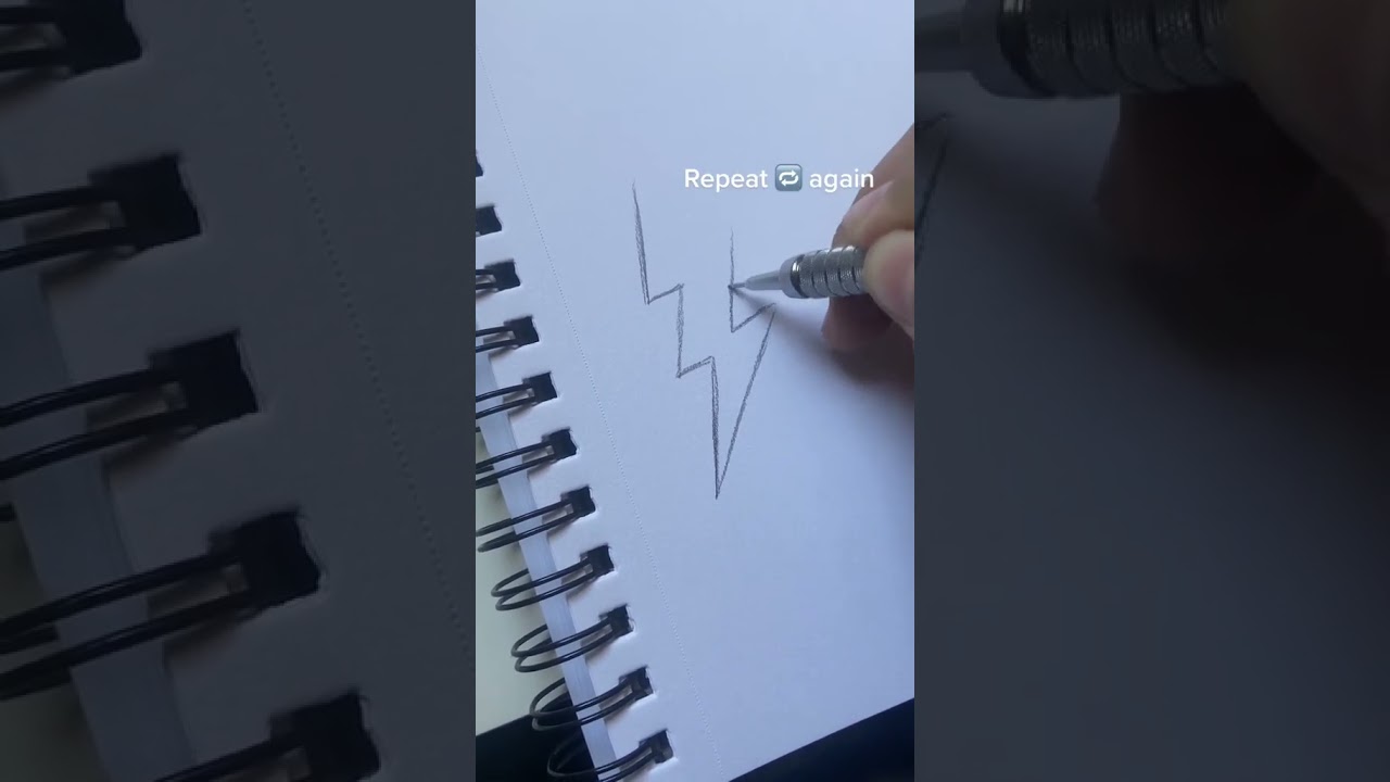 Simple lightning⚡bolt #shorts #viral #viralshorts #drawing #art  #ytshorts  #colouringart