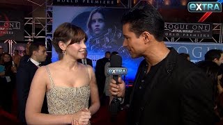 'Rogue One' Premiere: Felicity Jones Reveals Her Initial Reaction to Darth Vader