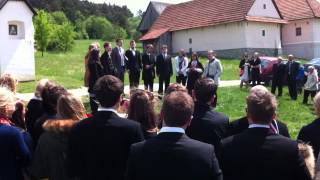 preview picture of video 'Studentkoret Martin, Slovakia 17 mai 2012 - Blackbird'